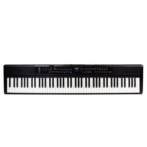  Artesia PE-88 88-Key, Digital Piano (Black) 88-Key with 130+ Dynamic Voices and Semi-Weighted Action + Power Supply + Sustain Pedal + Arturia Analog Lite 500 + Bitwig studio 8 Trac