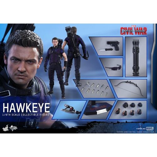 핫토이즈 Hot Toys Marvel Captain America Civil War Hawkeye 16 Scale 12 Figure