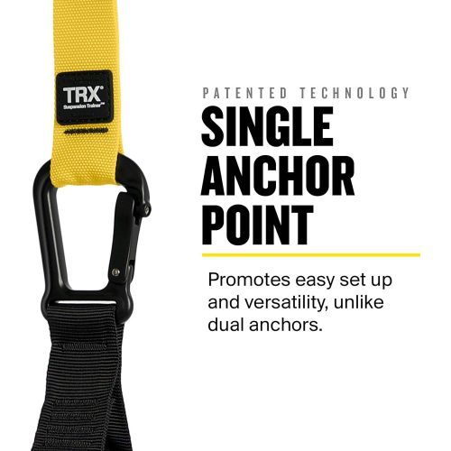  TRX PRO Suspension Trainer System: Highest Quality Design & Durability| Includes Three Anchor Solutions, 8 Video Workouts & 8-Week Workout Program