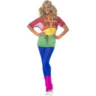 Smiffys Womens Lets Get Physical Girl Costume