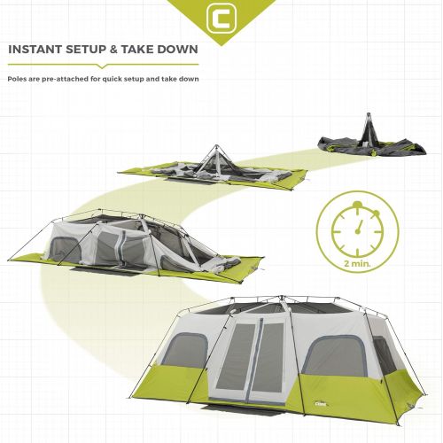  [아마존베스트]CORE 12 Person Instant Cabin Tent