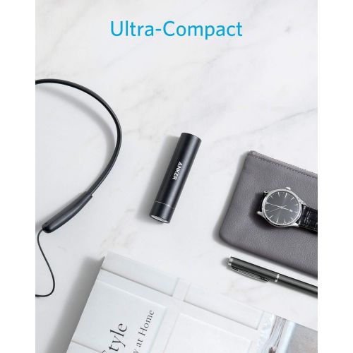 앤커 [아마존 핫딜]  [아마존핫딜]Anker PowerCore+ Mini, 3350mAh Lipstick-Sized Portable Charger (Premium Aluminum Power Bank), One of The Most Compact External Batteries, Compatible with iPhone Xs/XR, Android Smar