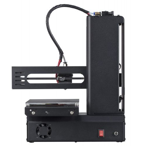  Monoprice Select Mini 3D Printer V2 - Black With Heated (120 x 120 x 120 mm) Build Plate, Fully Assembled + Free Sample PLA Filament And MicroSD Card Preloaded With Printable 3D Mo