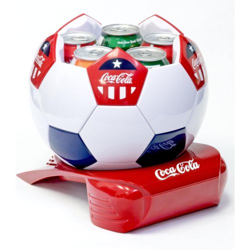  Koolatron Coca Cola CCSB-5 Soccer Ball Cooler