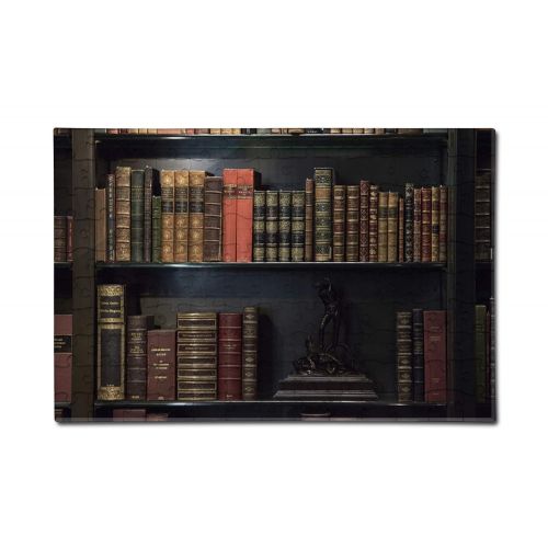  Lantern Press Antique Book Shelf Photograhy A-90894 (12x18 Premium Acrylic Puzzle, 130 Pieces)