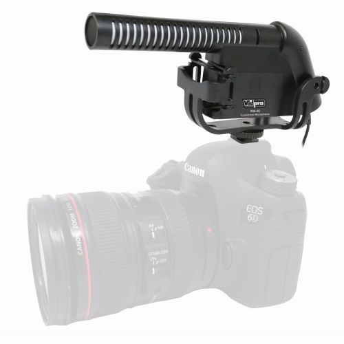 파나소닉 Vidpro Panasonic Lumix DC-FZ80 Digital Camera External Microphone XM-40 Professional Video & Broadcast Condenser Microphone