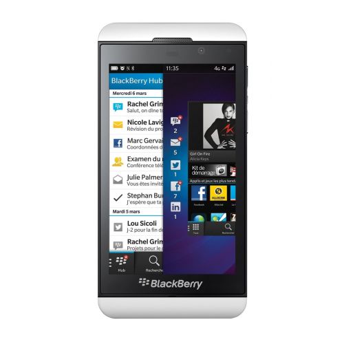 블랙베리 BlackBerry Blackberry Z10 STL100-3 16GB 4G LTE Unlocked GSM OS 10 Cell Phone - White