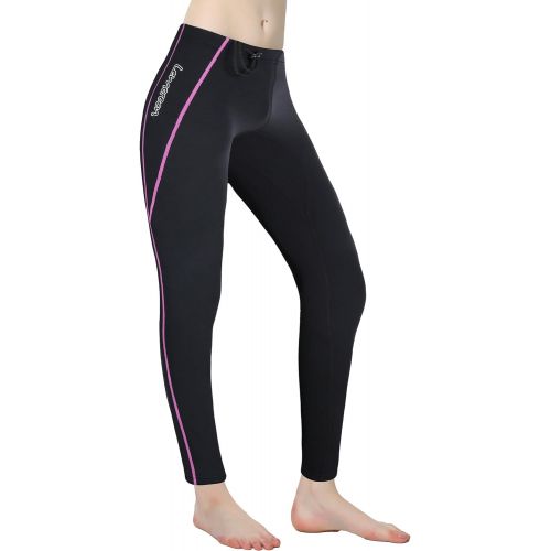  Lemorecn Womens Wetsuits Pants 1.5mm Neoprene Swimming Canoeing Pants