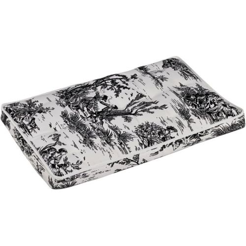  Bowsers Luxury Crate Mattress Dog Bed, Large, Onyx Toile