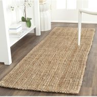 Safavieh Natural Fiber Collection NF747A Hand Woven Natural Jute Area Rug (6 x 9)