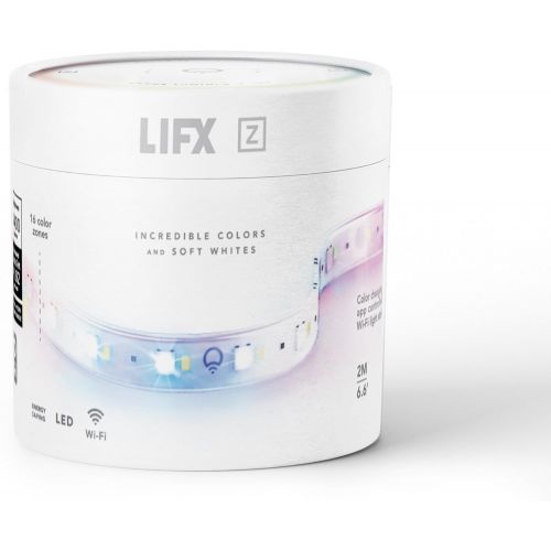  LIFX Z (Starter Kit) Wi-Fi Smart LED Light Strip (Base + 2 meters of strip), Adjustable, Multicolor, Dimmable, No Hub Required, Works with Alexa, Apple HomeKit and the Google Assis