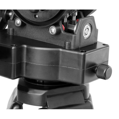  FILMCITY Professional 2-Axis Pan Tilt Gimbal Tripod Geared Head with 100mm Bowl Base Mount for Tripod Slider Dolly | for DSLR Video Cinema Cameras up to 14kg30lbs (FC-GR-H)