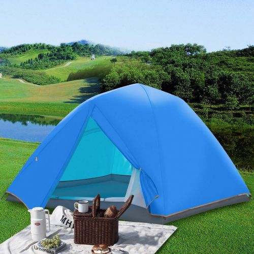  Odoland JPFS 3-4 Person Double Layer Waterproof Camping Tent