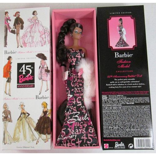 바비 Robert Best 45th Anniversary Barbie Doll African American (2004)