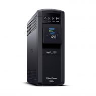 CyberPower CP1000PFCLCD PFC Sinewave UPS System, 1000VA600W, 10 Outlets, AVR, Mini-Tower
