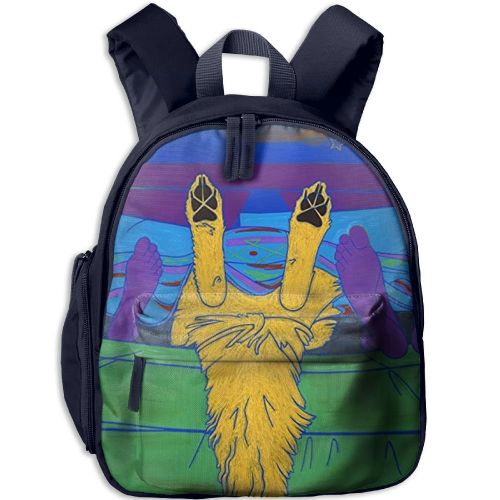  HFIUH5 Bad Romance - Humorous Dog Printing Backpack School Book Bag Boys Girls Daypack Travel Bag For Kids