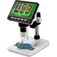[아마존 핫딜] [아마존핫딜]Koolertron 4.3 inch LCD Digital USB Microscope 1080P 50X-1000X Magnification Zoom Handheld Endoscope Inspection Camera Video Recorder,8 LED Adjustable Light,Rechargeable Lithium Ba