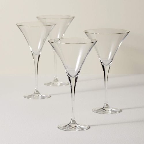 레녹스 Brand: Lenox Lenox Tuscany Classics 4-piece Martini Glass Set, 3.35 LB, Clear