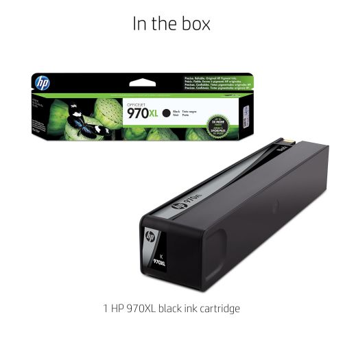 에이치피 HP 970XL Black High Yield Original Ink Cartridge (CN625AM) for HP Officejet Pro X451 X476 X551 X576