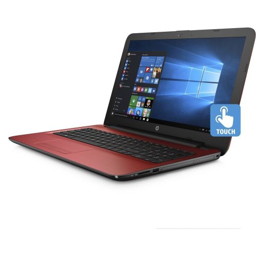 에이치피 HP 15.6 HD Touchscreen Flagship Laptop Computer, AMD Quad-Core A10-9600P 2.40GHz APU, 8GB DDR3 RAM, 1TB HDD, DVDRW, USB 3.0, HDMI, HD Webcam, WIFI, Windows 10 Home