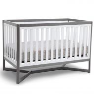 Delta Children Tribeca 4-in-1 Baby Convertible Crib, WhiteGrey