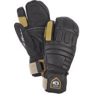 Hestra Waterproof Ski Gloves: Mens and Womens Pro Model Leather Winter 3-Finger Mitten
