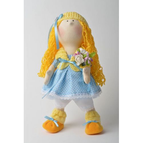 MadeHeart | Buy handmade goods Handmade Doll Crocheted Doll Interior Doll Gift for Girls Unusual Doll