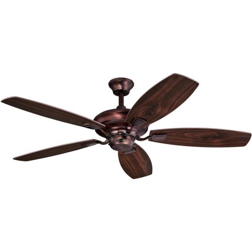  Westinghouse 7203700 Aiden 52 Reversible Five-Blade Indoor Ceiling Fan, Oil Brushed Bronze