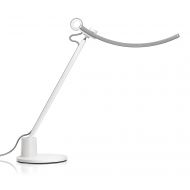 BenQ Silver Genie E-Reading LED Worlds First Desk Lamp for Monitors-Eye Care, Modern, Ergonomic, Dimmable, Warm/Cool White-Perfect for Designers, Engineers, Architects, Studying, G