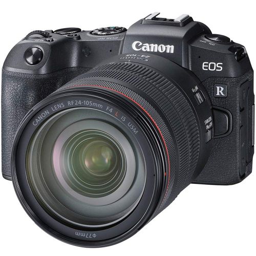 캐논 Canon EOS RP Full-Frame Mirrorless Digital Camera Body with RF 24-105mm F4 L is USM Lens Kit and Deco Gear Photo Video Pro Backpack Case Extra Battery Microphone and 72 Monopod Bun