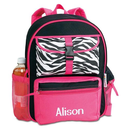  Zebra Personalized Kids Backpack by Lillian Vernon