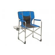 Mac Sports Folding Portable Outdoor Directors Deck Chair with Side Table and Cup Holder