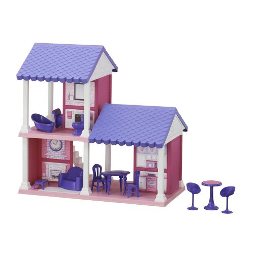  American Plastic Toys Fashion Doll Cozy Cottage, Purple