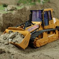 LtrottedJ Toy LtrottedJ 1:12 RC Excavator Shovel Remote Control Construction Bulldozer Truck Toy Light