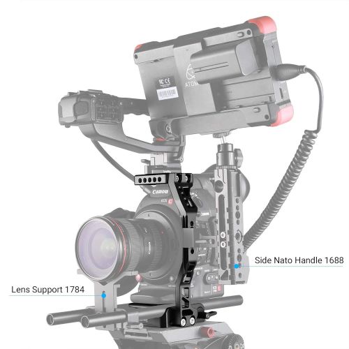  SMALLRIG Camera Video Cage for Canon EOS C100 & C100 Mark II with 15 mm Rod Clamp - 1703