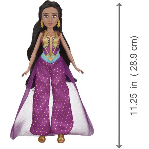 디즈니 Visit the Disney Princess Store Disney Princess Jasmine Fashion Doll with Gown, Shoes, & Accessories, Inspired by Disneys Aladdin Live-Action Movie, Toy for 3 Year Olds