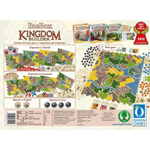  Queen Games Kingdom Builder Big Box