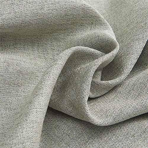  IYUEGO Classic Bamboo Fiber Faux Room Darkening Grommet Top Curtain Draperies with Multi Size Custom 50 W x 102 L (One Panel)