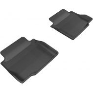 3D MAXpider Complete Set Custom Fit All-Weather Floor Mat for Select Chevrolet Impala Models - Kagu Rubber (Black)