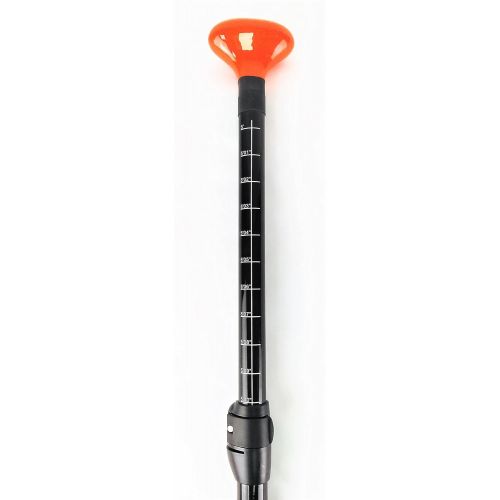  Black Wings- Carbon Series Carbon Fiber SUP Paddle 3-Piece Adjustable Stand up Paddle Black Wings Orange
