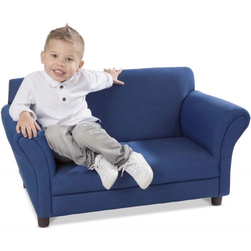  Melissa & Doug Childs Sofa - Denim Childrens Furniture - Amazon Exclusive