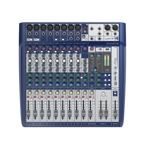  Soundcraft Signature 12 12-Input Mixer with Effects and 1 Year EverythingMusic Extended Warranty Free
