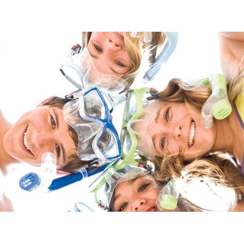 [아마존베스트]U.S. Divers Icon Mask + Airent Snorkel Set. Easily Adjustable Snorkeling Set for Adults (One Size Fits Most)