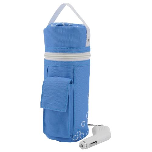  H+H BS 13 Babykostwarmer mit Warmhaltefunktion, Mobiler Babyflaschenwarmer, blau