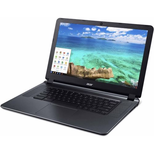 에이서 Acer Chromebook 15.6-inch Flagship Laptop (Intel Dual-Core Processor up to 2.41GHz, 2GB RAM, 16GB SSD, 802.11ac WiFi, Bluetooth, USB 3.0, HDMI, Black) (Certified Refurbished)