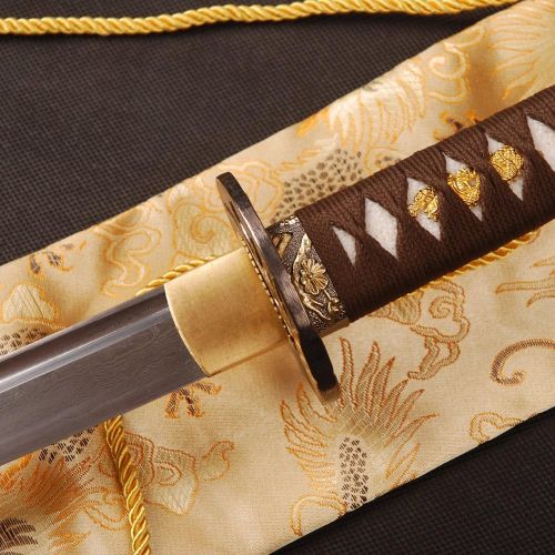  Brand: Shijian Handmade Folded Steel Blade Full Tang Samurai Katana Sword 2048 Layers Sharpened