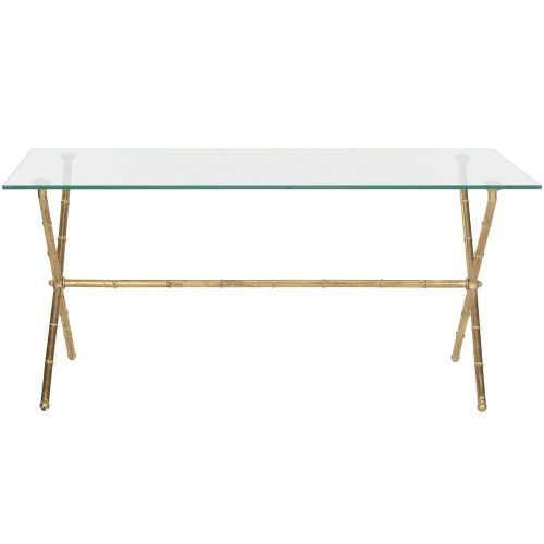  Safavieh Home Collection Brogen Light Gold Accent Table