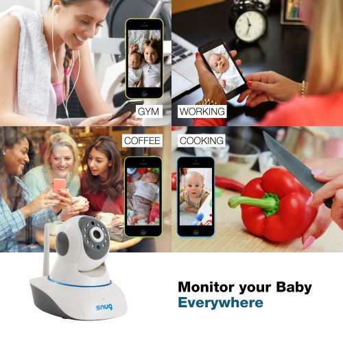  Snug Baby Monitor v2 - WiFi Video Camera with Audio for iPhoneSamsung