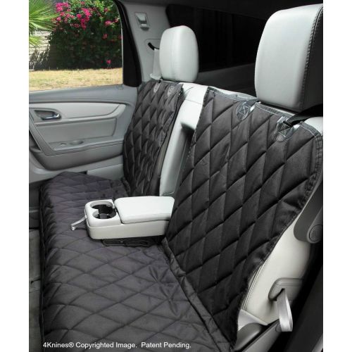  4Knines Dog Seat Cover with Hammock - 6040 split and middle seat belt capable - USA Based Company