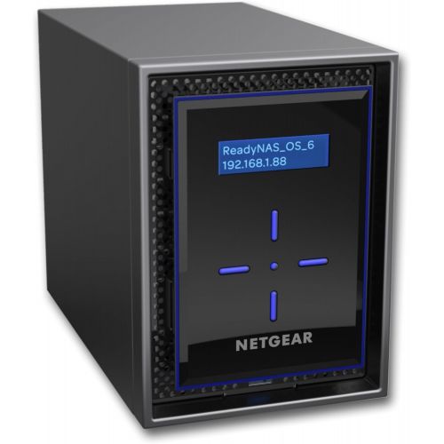  NETGEAR ReadyNAS RN422 2 Bay Diskless High Performance NAS, 20TB Capacity Network Attached Storage, Intel 1.5GHz Dual Core Processor, 2GB RAM, (RN42200)